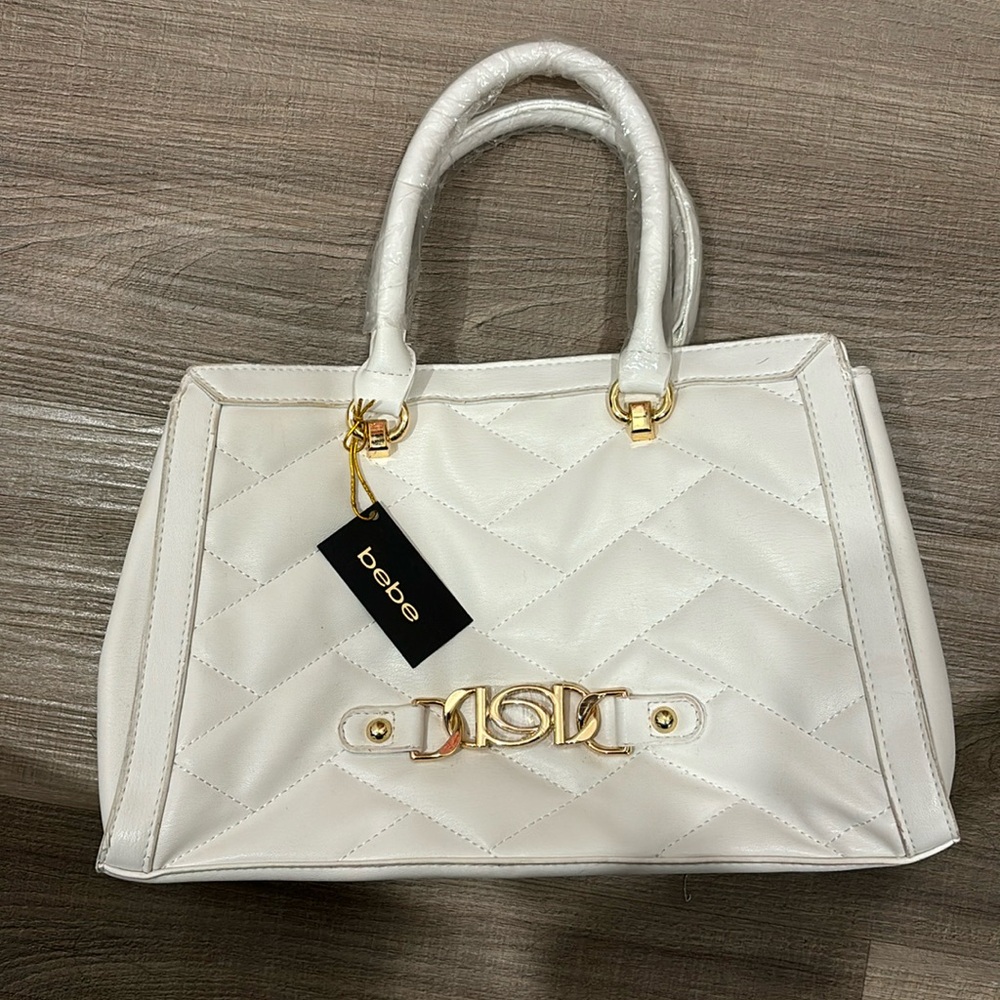 Bebe White purse